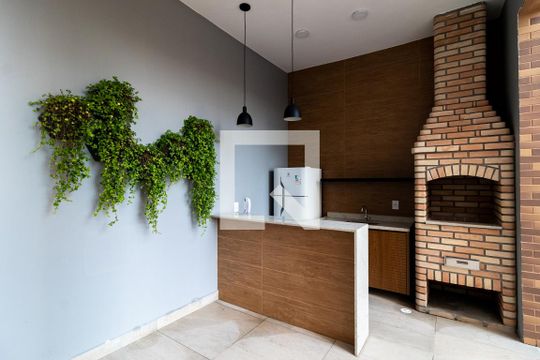 Área comum - Churrasqueira de apartamento para alugar com 1 quarto, 30m² em Várzea da Barra Funda, São Paulo