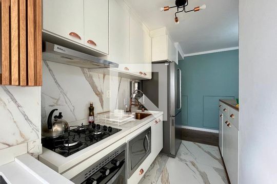 Cozinha de apartamento à venda com 3 quartos, 67m² em Tatuapé, São Paulo