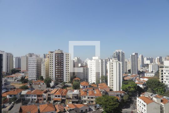 Vista da Suite de apartamento à venda com 1 quarto, 42m² em Mirandópolis, São Paulo
