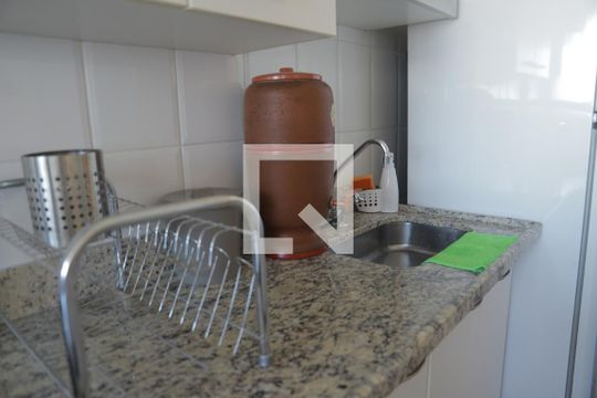 Cozinha de apartamento à venda com 1 quarto, 42m² em Mirandópolis, São Paulo