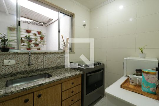 Cozinha de casa à venda com 4 quartos, 249m² em Vila Gilda, Santo André