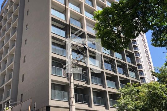 Fachada do Prédio de kitnet/studio para alugar com 1 quarto, 24m² em Perdizes, São Paulo