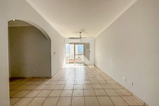 Sala de apartamento para alugar com 3 quartos, 100m² em Balneário Cidade Atlântica, Guarujá
