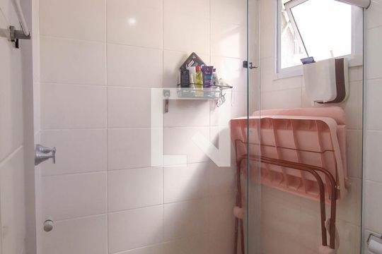 Banheiro da Suíte 2 de apartamento à venda com 2 quartos, 54m² em Brás, São Paulo