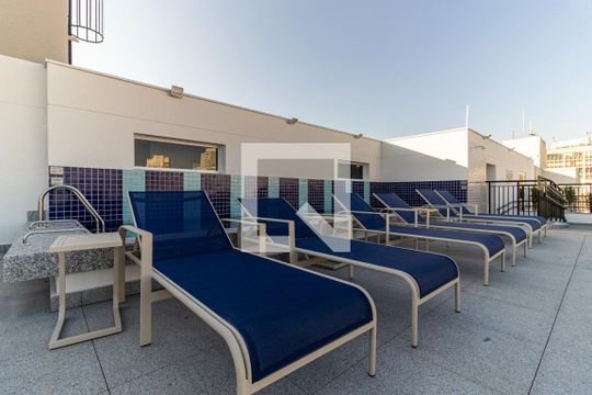 Área comum - Solarium de kitnet/studio à venda com 1 quarto, 24m² em Vila Buarque, São Paulo