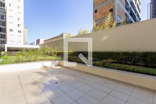 Jardim de apartamento à venda com 1 quarto, 41m² em Indianópolis, São Paulo