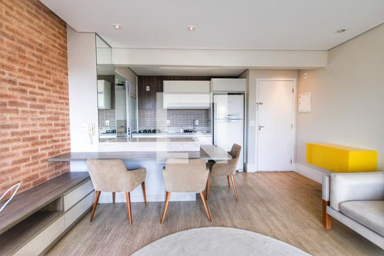 Sala de apartamento para alugar com 1 quarto, 42m² em Jardim Vila Mariana, São Paulo
