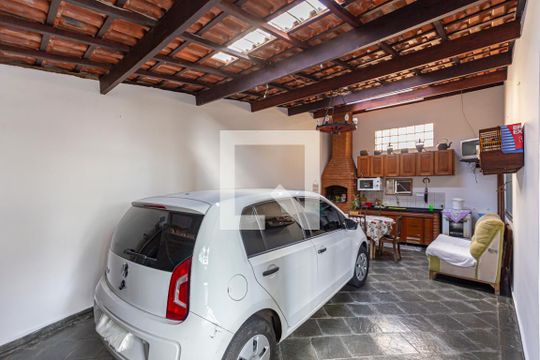 Garagem 2 / Área do Churrasco de casa à venda com 3 quartos, 275m² em Jardim Las Vegas, Santo André