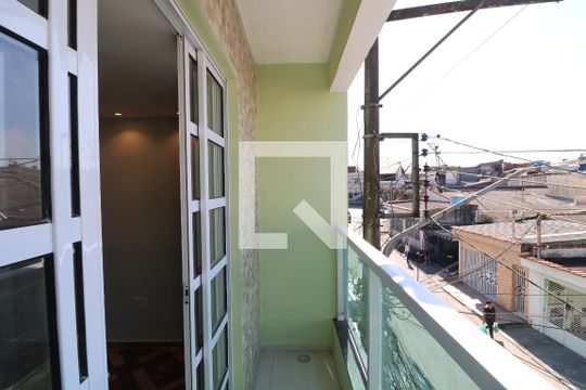 Varanda da Sala de casa para alugar com 1 quarto, 45m² em Parque São Rafael, São Paulo