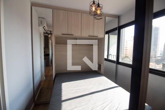 Sala - Studio de kitnet/studio para alugar com 1 quarto, 26m² em Campo Belo, São Paulo