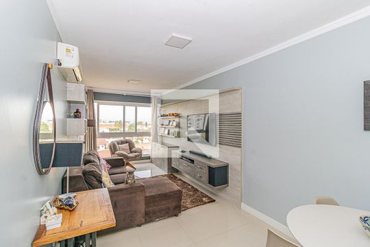 Sala de apartamento à venda com 3 quartos, 87m² em Centro, Canoas