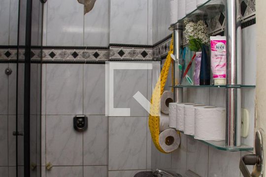 Banheiro Social de apartamento à venda com 3 quartos, 85m² em Cachambi, Rio de Janeiro