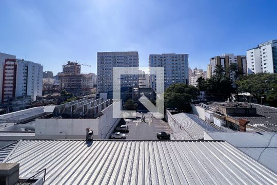 Vista de apartamento à venda com 1 quarto, 36m² em Indianópolis, São Paulo