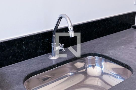 Cozinha de apartamento à venda com 1 quarto, 36m² em Indianópolis, São Paulo