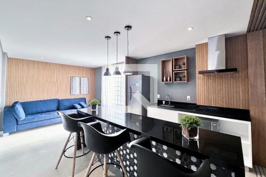 Espaço Gourmet de kitnet/studio à venda com 1 quarto, 25m² em Indianópolis, São Paulo