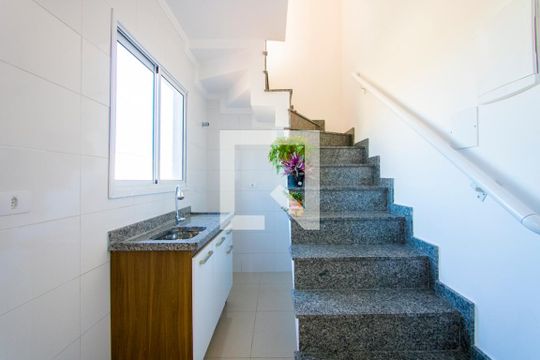 Cozinha de apartamento para alugar com 2 quartos, 88m² em Vila Tibiriçá, Santo André