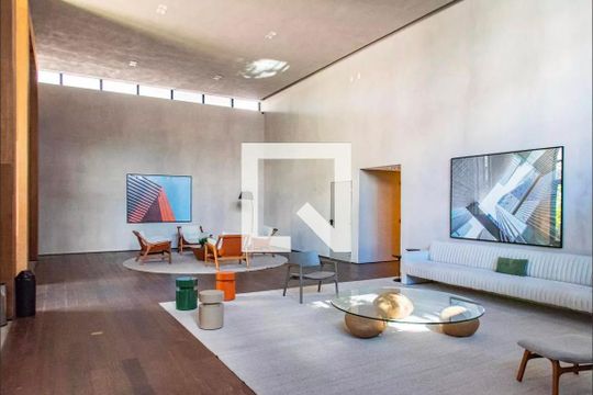Hall de apartamento para alugar com 2 quartos, 170m² em Indianópolis, São Paulo