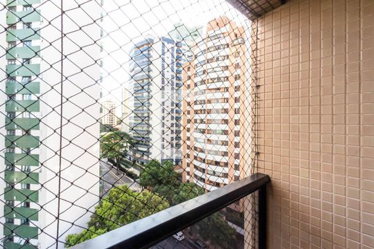 Suíte 1 - Varanda de apartamento para alugar com 3 quartos, 115m² em Chácara Inglesa, São Paulo