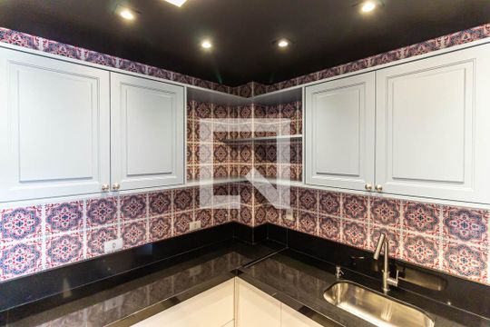 Cozinha de apartamento para alugar com 3 quartos, 115m² em Chácara Inglesa, São Paulo