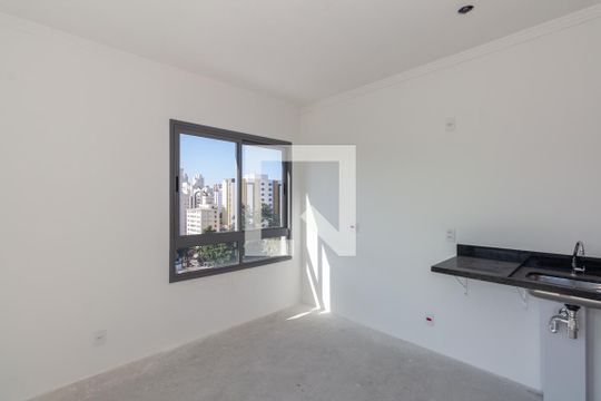 Sala de kitnet/studio à venda com 1 quarto, 36m² em Indianópolis, São Paulo