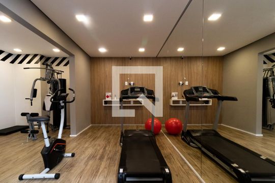 Área comum - Academia de apartamento para alugar com 1 quarto, 26m² em Barra Funda, São Paulo