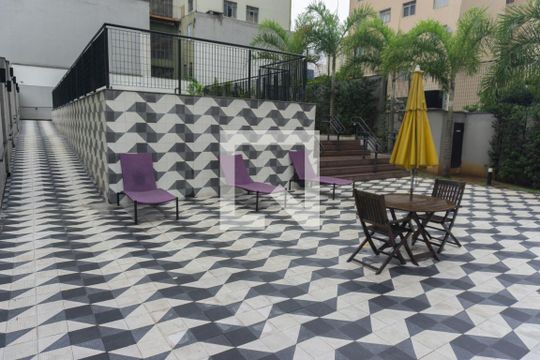 Área comum - Piscina de kitnet/studio à venda com 1 quarto, 35m² em Bela Vista, São Paulo