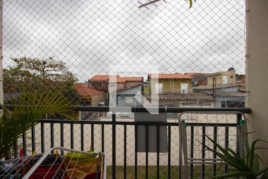 Placa na Sacada de apartamento para alugar com 2 quartos, 44m² em Vila Princesa Isabel, São Paulo
