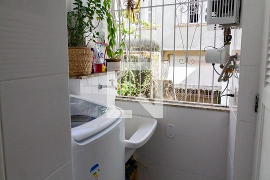 Área de serviço  de apartamento para alugar com 1 quarto, 55m² em Leblon, Rio de Janeiro