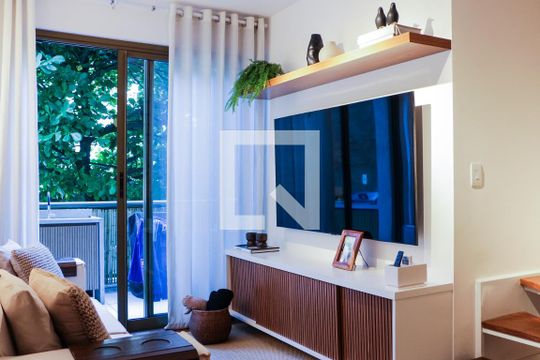 Sala de apartamento à venda com 2 quartos, 78m² em São Conrado, Rio de Janeiro