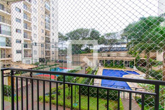 Varanda da Sala de apartamento para alugar com 2 quartos, 49m² em Jardim Três Marias, São Paulo