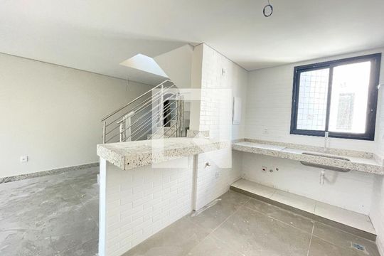 Cozinha de apartamento à venda com 3 quartos, 167m² em Liberdade, Belo Horizonte