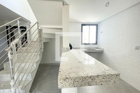 Cozinha de apartamento à venda com 3 quartos, 167m² em Liberdade, Belo Horizonte