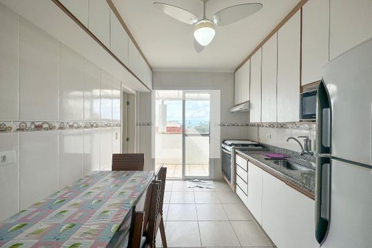 Cozinha de apartamento para alugar com 4 quartos, 145m² em Vila Julia, Guarujá