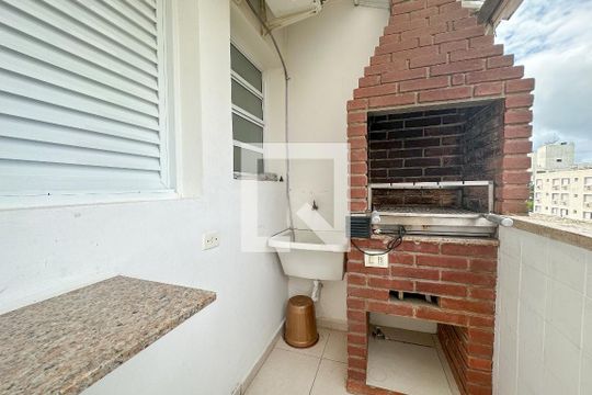 Área de Serviço de apartamento para alugar com 4 quartos, 145m² em Vila Julia, Guarujá