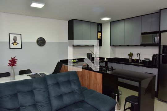 Sala de apartamento à venda com 1 quarto, 34m² em Vila Paulista, São Paulo