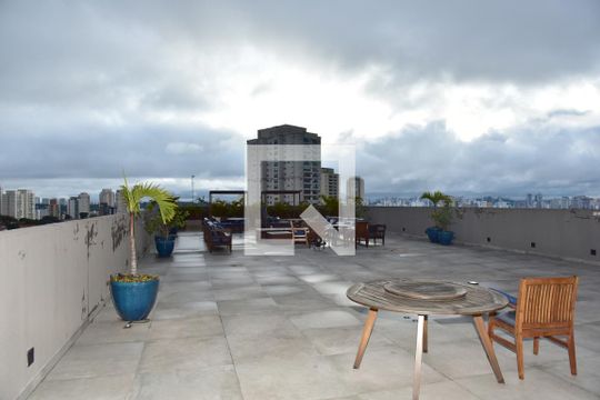 Área comum - Rooftop de apartamento à venda com 1 quarto, 34m² em Vila Paulista, São Paulo