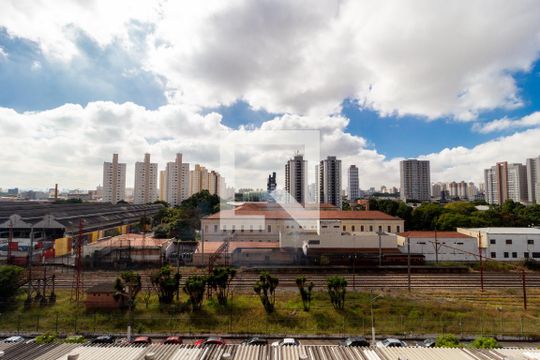 Vista - Sala de Estar de apartamento à venda com 2 quartos, 40m² em Brás, São Paulo