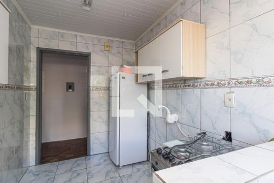 Cozinha e Área de Serviço de apartamento à venda com 1 quarto, 44m² em Vila Ipiranga, Porto Alegre