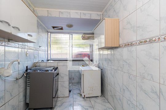 Cozinha e Área de Serviço de apartamento à venda com 1 quarto, 44m² em Vila Ipiranga, Porto Alegre