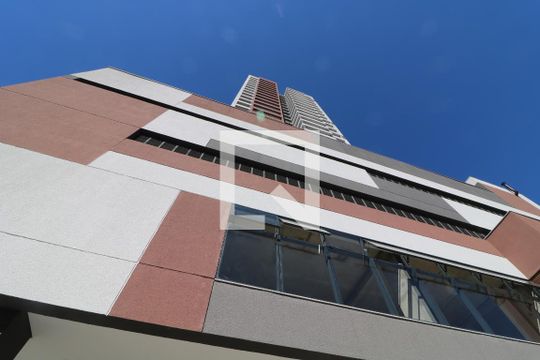 Fachada do Prédio de kitnet/studio para alugar com 1 quarto, 26m² em Jardim Independência, São Paulo