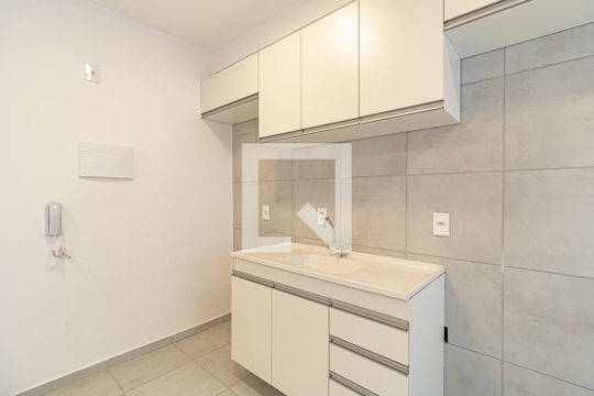 Cozinha de apartamento à venda com 1 quarto, 35m² em Várzea da Barra Funda, São Paulo