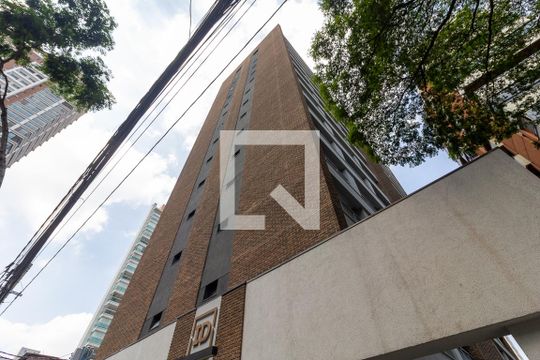 Fachada de kitnet/studio para alugar com 1 quarto, 21m² em Indianópolis, São Paulo