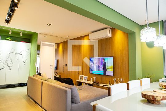 Sala de apartamento à venda com 1 quarto, 65m² em Vila Santa Catarina, São Paulo