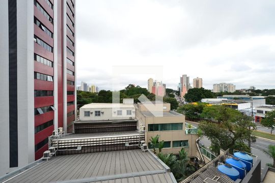 Vista da Sala de kitnet/studio para alugar com 1 quarto, 25m² em Mirandópolis, São Paulo