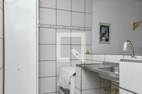 Cozinha de kitnet/studio à venda com 1 quarto, 31m² em Vila Buarque, São Paulo