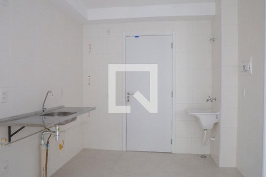 Cozinha e Área de Serviço de apartamento para alugar com 2 quartos, 35m² em Barra Funda, São Paulo