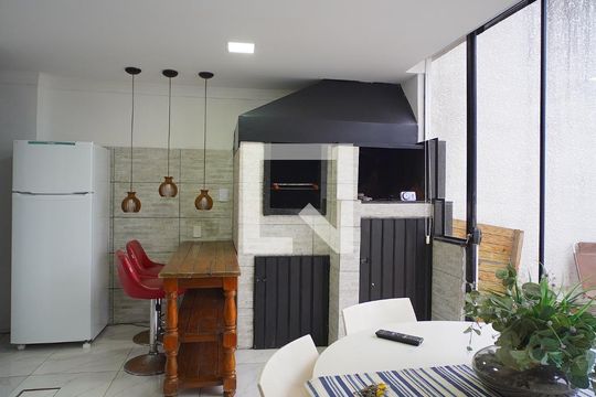 Área gourmet de casa para alugar com 3 quartos, 170m² em São João do Rio Vermelho, Florianópolis