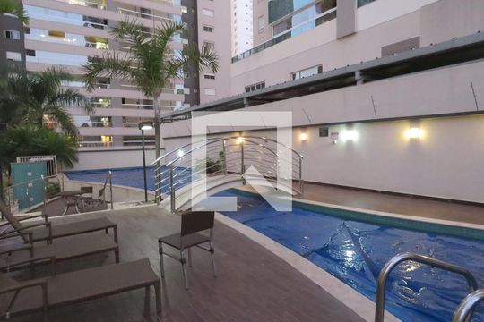 Área comum - Piscina de apartamento para alugar com 2 quartos, 62m² em Setor Bueno, Goiânia