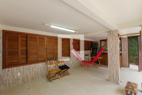 Área gourmet de casa para alugar com 3 quartos, 350m² em Córrego Grande, Florianópolis