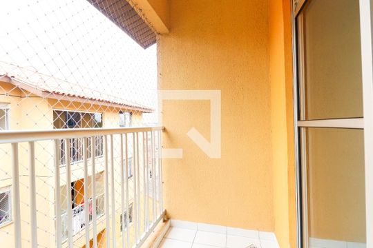 Varanda da Sala de apartamento à venda com 2 quartos, 58m² em Sítio Cercado, Curitiba